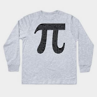 Pi Symbol Pi Day Kids Long Sleeve T-Shirt